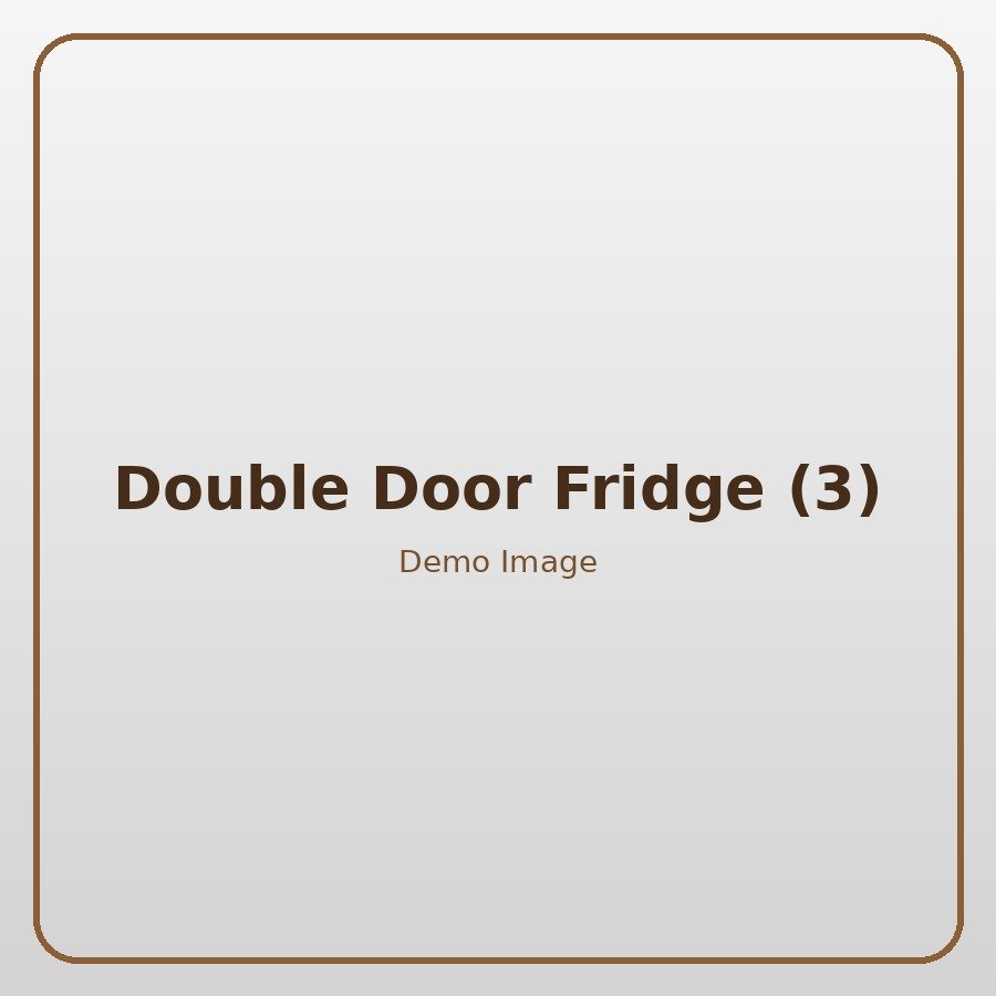 Double Door Fridge