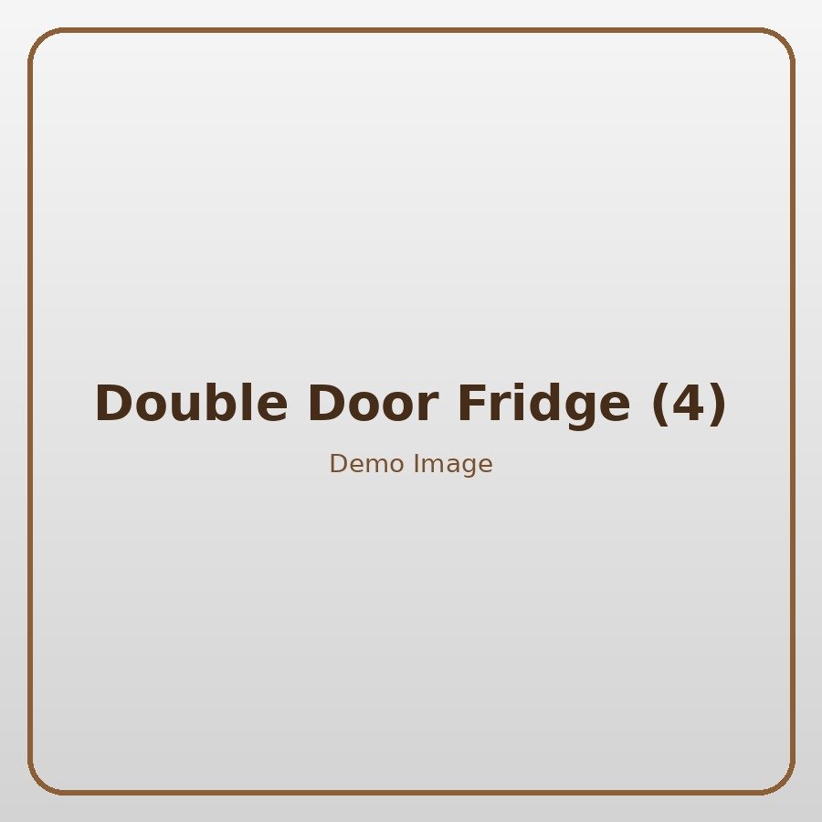 Double Door Fridge
